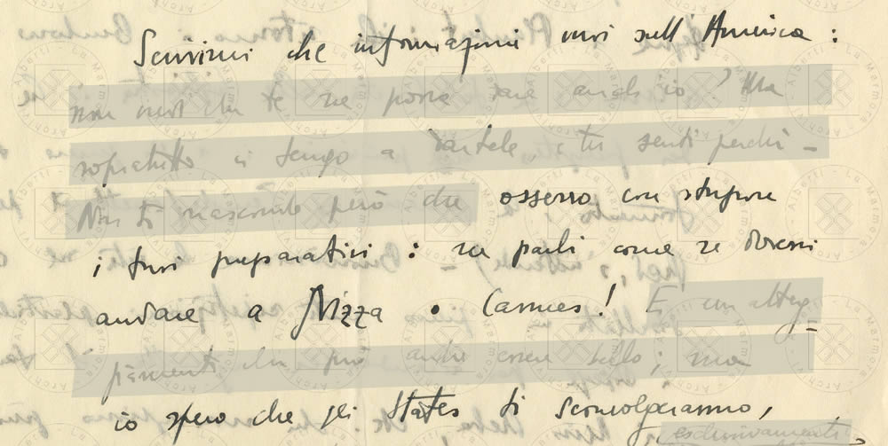Lettera di Mario Soldati ad Alberti, 3 gennaio 1934
